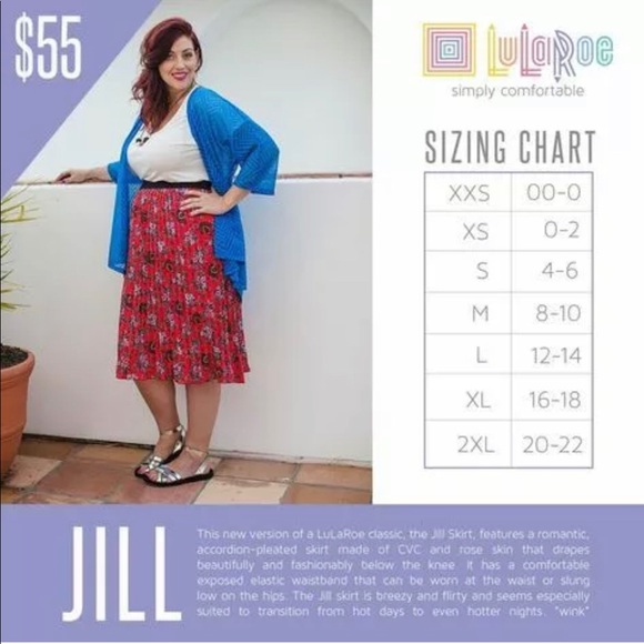 LulaRoe Jill - Picture 3 of 3
